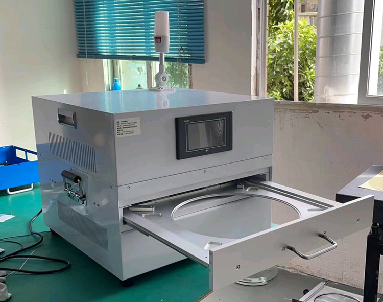 Machine de dégommage UV de film de plaquette d'azote