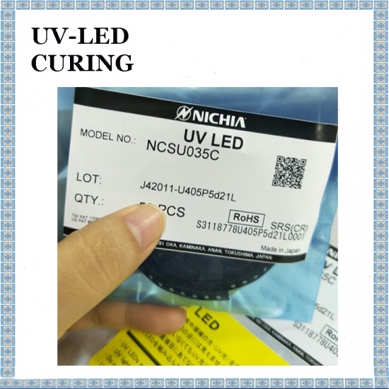 Importé de puces de lumière ultraviolette UV du Japon NICHIA 405nm LED LED NCSU035C