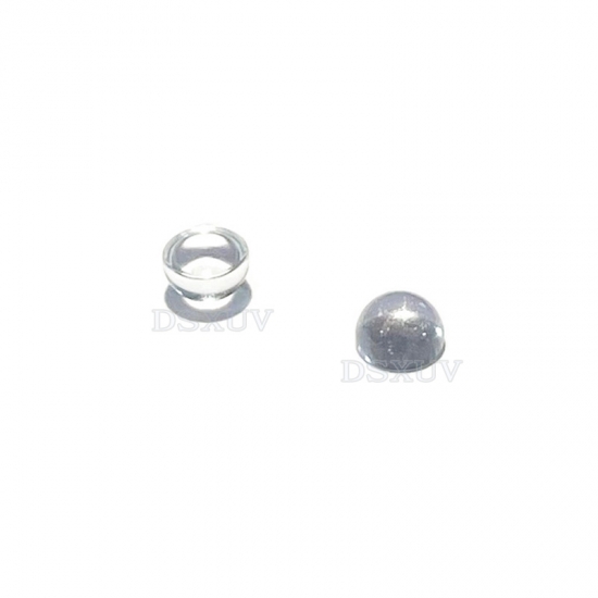 Lentille en verre de quartz à 60 degrés pour 3535 perles lumineuses UVLED