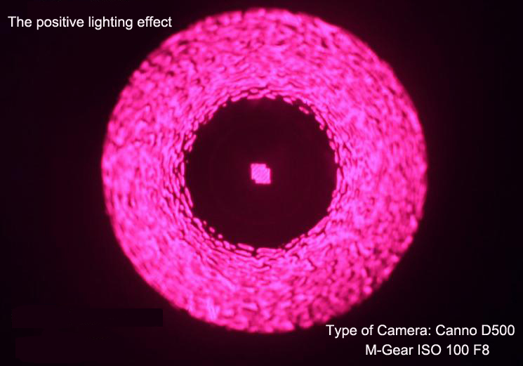 Light Effect of UV Flashlight