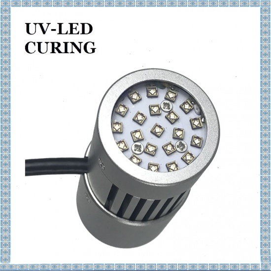 lampe à polymériser à zone UV circulaire 365nm polymériser la colle UV la résine UV la lumière à polymériser UV
