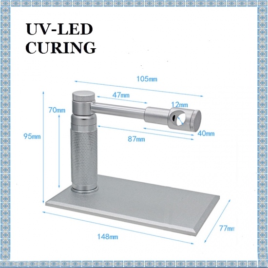 Parenthèse de support de support de source lumineuse de tache UV de 12mm UV pour des têtes UV d'irradiation