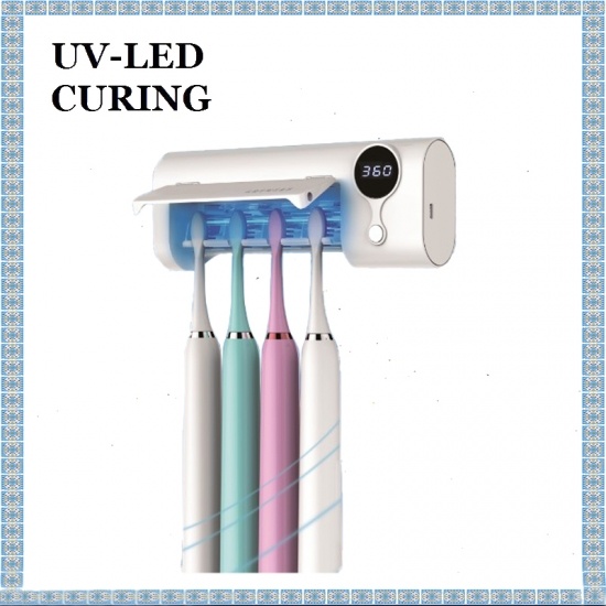 UV Désinfecteur pour Brosse à dents Mural Adsorption Non-Perforé Brosse à dents de Désinfection par UV Boîte