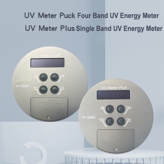 UV Meter Puck Test UVA UVB UVC UVV Détecteur de puissance d'éclairage