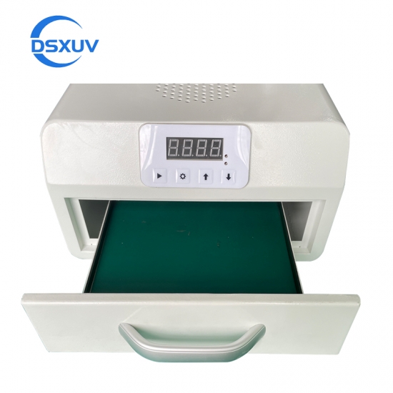 Boîte de durcissement UV à LED Illumination uniforme Source de lumière LED ultraviolette solidifier la colle UV de liaison de lentille optique