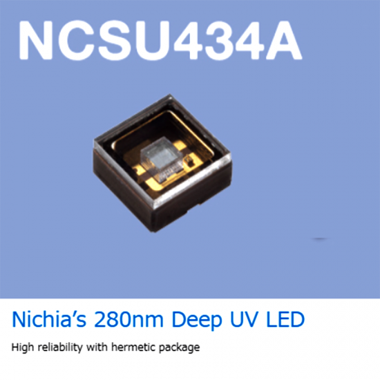 NICHIA NCSU434A UVC LED 280nm Deep Ultraviolet Light Emitting Diode UVC Lampe Perles