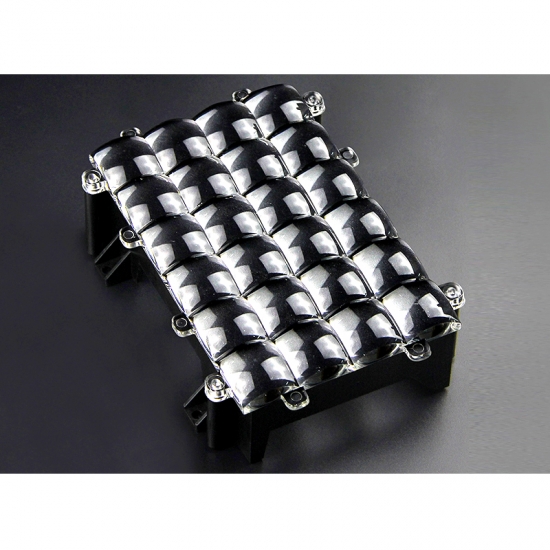 24 pièces 405nm LED lentille d'imprimante 3D module de source de lumière parallèle UV LED
