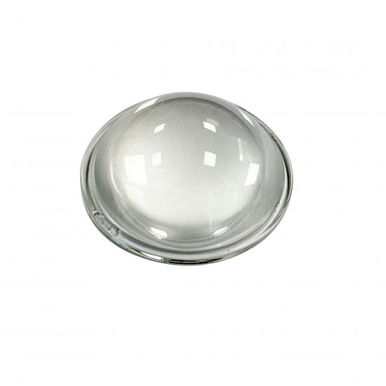 Diamètre du matériau en verre de quartz 52 mm Lentille de lumière parallèle